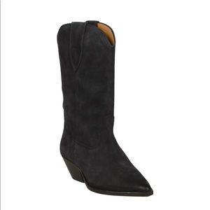 Isabel Marant Duerto Boots - black suede size 40